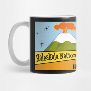 Haleakala National Park Hawaii Vintage Mid-Century Mug